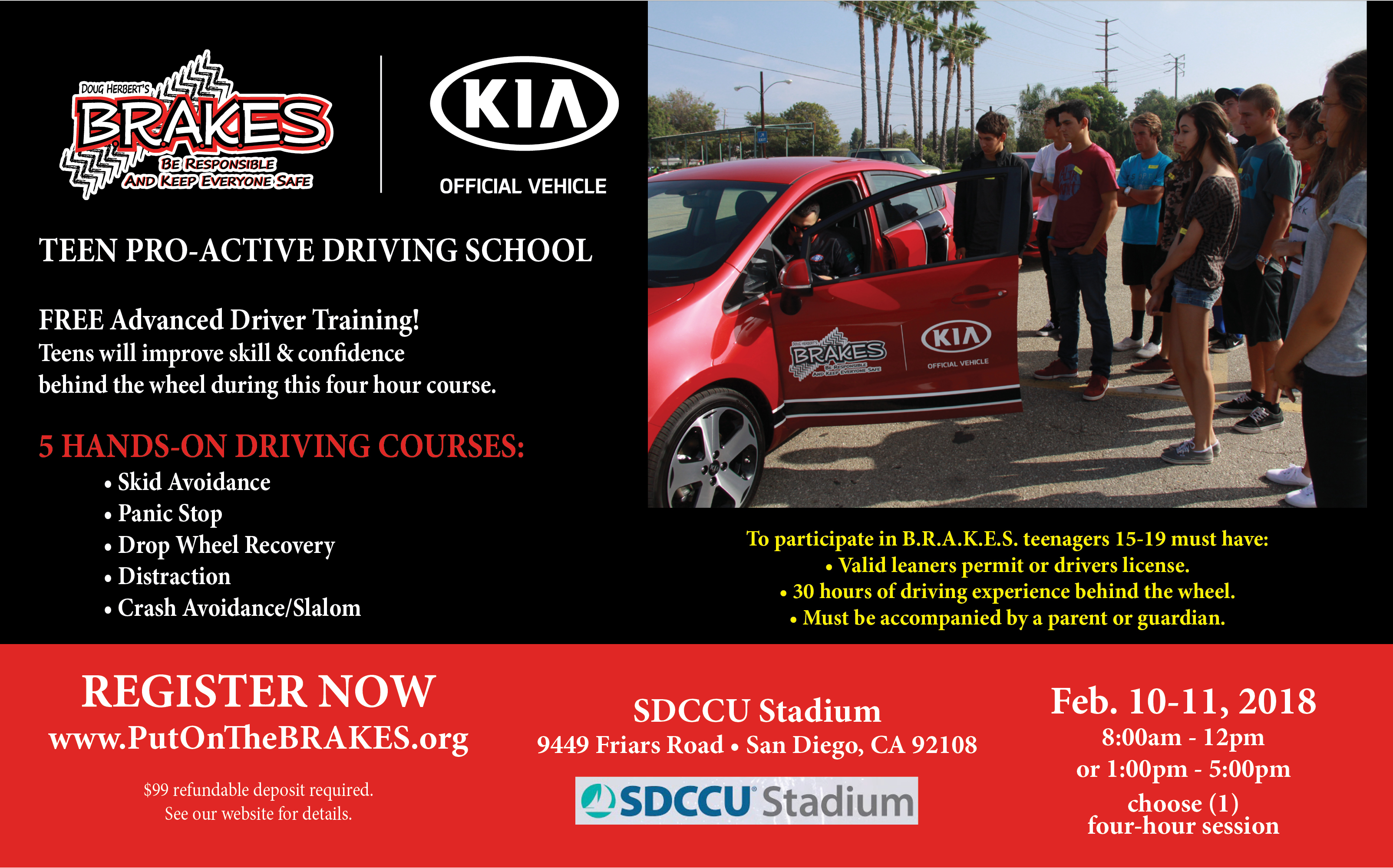 Home B.R.A.K.E.S. Teen Driver's Training For Safe Driving and
